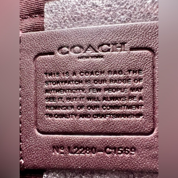 NWT Coach Jes Amethyst Crossbody Bag Dual Zip with Coach Charm - Picture 11 of 13